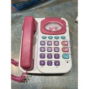 VTG 1996 Mattel Barbie Super Talking Phone Answering Machine Tested